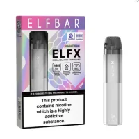 ELFBAR - ELF X Kit - Vers. Farben - 1000 mah - Airflow - Mesh Coils USB-CDas ELFBAR ELFX Pod Kit wurde entwickelt, um Ihr Dampferlebnis zu verbessern. Ausgestattet mit einem robusten 1000mAh Akku, bietet es reichlich Leistung für längere Verdampfungssessions. Mit einer maximalen...Lieferumfang: 1 x ELFX device1 x ELFX Dual Mesh 0.6Ω Pod1 x ELFX Dual Mesh 0.8Ω Pod1 x Type-C USB Cable1 x User Manual 15761Elf Bar - Disposable Pods13,20 CHFsmoke-shop.ch13,20 CHF