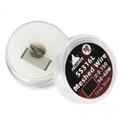 MESH WIRE SS316L 0.15OHM DEAD RABBIT M RTA HELLVAPE (10 Stück)Eine Packung mit 10 Widerständen Mesh Wire SS316L mit einem Wert von 0,15 Ohm. Diese Widerstände der Marke Hellvape sind mit dem Dead Rabbit M RTA kompatibel.  Lieferumfang: MESH WIRE SS316L 0.15OHM DEAD RABBIT M RTA HELLVAPE (10 Stück)Art des Materials WiderständeWiderstände weniger als 0,5 Ohm13302Hellvape5,90 CHFsmoke-shop.ch5,90 CHF