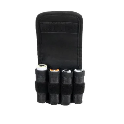 Aufbewahrungs-Tasche für 4x 18650 Batterien - schwarzEtui -Tragetasche für 4x 18650 Batterien schwarzTragetasche für 4 Batterien4-in-1-Batterie-Aufbewahrungstasche.Material: NylonAbmessungen: 10x4x9,5cmGewicht : 50g15784Smoke-Shop.ch6,50&nbsp;CHFsmoke-shop.ch6,50&nbsp;CHF