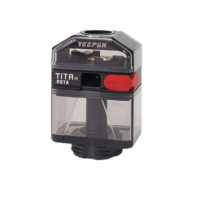 TITA X RDTA - VEEPON - 4.5 ml und 8 Luftstrom PinsDie Boro Tita X RDTA von Veepon Tank.Einzelne Spule Deck.4.5ml Tankinhalt und Frontbefüllung.Einstellbare Luftstrom durch 8 Stifte (1.0,1.2,1.5,2.5,3.0,3.5,4.0, geschlossen).Verfügt über 3 austauschbare Top-Kappen.Kompatibel mit den meisten Boro-Tanks.15794VEEPON - Tita55,00 CHFsmoke-shop.ch55,00 CHF