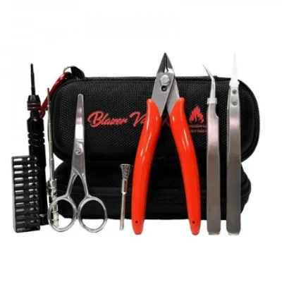 Wickelset - BlazerTool Kit - THC ThunderheadWickelset - Blazer Tool Kit - THC ThunderheadWerkzeugsatz für wiederaufbaubares Material erforderlich.Spulen, Baugruppen, Reinigung.THC-Herstellung.Für Ihre raffiniertesten Montagen.Inhalt gemäss Abbildung / Lieferumfang1 x Profi-Schraubendreher1 x Schneidezange1 x Schere aus rostfreiem Stahl1 x Spitzzange1 x Gewinkelte Zange1 x Haspel1 x Bürste aus rostfreiem Stahl1 x Schneideschablone für Spulen1 x Hartschalenkoffer 15827Thunderhead21,00 CHFsmoke-shop.ch21,00 CHF Wickelset - BlazerTool Kit - THC ThunderheadWickelset - Blazer Tool Kit - THC ThunderheadWerkzeugsatz für wiederaufbaubares Material erforderlich.Spulen, Baugruppen, Reinigung.THC-Herstellung.Für Ihre raffiniertesten Montagen.Inhalt gemäss Abbildung / Lieferumfang1 x Profi-Schraubendreher1 x Schneidezange1 x Schere aus rostfreiem Stahl1 x Spitzzange1 x Gewinkelte Zange1 x Haspel1 x Bürste aus rostfreiem Stahl1 x Schneideschablone für Spulen1 x Hartschalenkoffer 15827Thunderhead21,00 CHFsmoke-shop.ch21,00 CHF