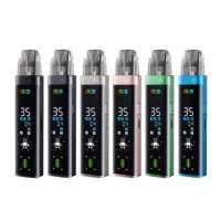 Kit Pod Caliburn G3 Pro - 1000mAh- Uwel - USB CWir stellen den Caliburn G3 Pro von Uwell vor!Eingebauter 1000mAh Akku und schnelles Aufladen (2A) über USB-C.Einstellbare Leistung von 5 bis 35 Watt maximal.Caliburn G3 Patrone Kapazität: 2ml, Seite füllen.Integrierte Patronenspule (0,4 bis 0,9ohm).Präzise einstellbarer Luftstrom für ein RDL- bis MTL-Erlebnis.Erhabenes LCD-Display auf der Vorderseite des Pods.Automatische Aktivierung durch Inhalation oder Taste.Kompatibel mit allen G-Serie-Patronen.15799Uwell 28,00&nbsp;CHFsmoke-shop.ch28,00&nbsp;CHF