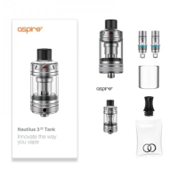 Tank Nautilus 3 - 22mm - Aspire - + 2 ErsatzcoilsNAUTILUS 3 - 2 ml Tank von ASPIRE (Coil-Verdampfer) 22 mm VersionSchöne Geschmacksrichtungen!Ein vielseitiger Clearomizer.Ein 2 mm MTL-Tank.Einfacher Einbau des Widerstands.Widerstand wechseln, wenn der Tank noch voll ist.System gegen das Auslaufen.Kompatibel mit Clapton Coils, NI200 Widerständen, AIO BVC Nicotine Salt Widerständen und Nautilus Widerständen.Einstellbare Airflow.15839Aspire22,90 CHFsmoke-shop.ch22,90 CHF