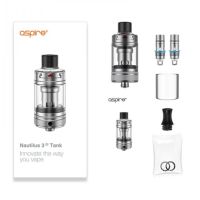 Tank Nautilus 3 - 22mm - Aspire - + 2 Ersatzcoils - schwarzNAUTILUS 3 - 2 ml Tank von ASPIRE (Coil-Verdampfer) 22 mm VersionSchöne Geschmacksrichtungen!Ein vielseitiger Clearomizer.Ein 2 mm MTL-Tank.Einfacher Einbau des Widerstands.Widerstand wechseln, wenn der Tank noch voll ist.System gegen das Auslaufen.Kompatibel mit Clapton Coils, NI200 Widerständen, AIO BVC Nicotine Salt Widerständen und Nautilus Widerständen.Einstellbare Airflow.15839Aspire22,90 CHFsmoke-shop.ch22,90 CHF