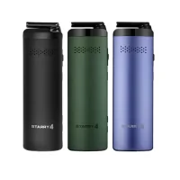 STARRY V4 - XMAX - Vaporizer Wax & Kräuter - SchwarzDer XMAX Starry V4 ist eine aktualisierte Version der Serie dieses sehr beliebten und leistungsstarken tragbaren Vaporizers.Minimalistisches Design und sehr intuitive Bedienung.Erhitzt durch schnelle Konduktion.Funktioniert mit einem 18650-Akku (nicht enthalten) und wird über USB-C aufgeladen.Magnetische Kühleinheit.Mehrere Session-Timer (3 Modi).Praktisches Vibrationssystem.Präzise einstellbare Airflow für eine optimale Kontrolle über das Dampfen.Gut lesbares, informatives OLED-Display.15840XVape Vaporizer119,90&nbsp;CHFsmoke-shop.ch119,90&nbsp;CHF