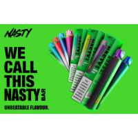 Nasty Juice BAR - Salt - Disposable 20mg - Einweg E-ZigaretteDie Nasty Bar Einwegprodukte liefern jeweils bis zu 600 Züge - das ist länger als 20 Zigaretten. Jedes Gerät hat eine Nikotinstärke von 20 mg, und dank des Salznikotins erleben Sie bei jedem Zug ein sanftes Gefühl im Hals. Außerdem gibt es eine große Auswahl an Geschmacksrichtungen: Soda, Candy und Fruit Nasty sind erhältlich, so dass Sie leicht einen neuen Favoriten finden werden.Eigenschaften:600 Züge - Hält 20 Zigaretten ausEingebauter 500mAh-AkkuAktiviertes Inhalieren20mg Nik-Salz2ml E-Flüssigkeit15885Nasty Juice5,50 CHFsmoke-shop.ch5,50 CHF