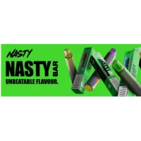 Nasty Juice BAR - Salt - Disposable 20mg - Einweg E-ZigaretteDie Nasty Bar Einwegprodukte liefern jeweils bis zu 600 Züge - das ist länger als 20 Zigaretten. Jedes Gerät hat eine Nikotinstärke von 20 mg, und dank des Salznikotins erleben Sie bei jedem Zug ein sanftes Gefühl im Hals. Außerdem gibt es eine große Auswahl an Geschmacksrichtungen: Soda, Candy und Fruit Nasty sind erhältlich, so dass Sie leicht einen neuen Favoriten finden werden.Eigenschaften:600 Züge - Hält 20 Zigaretten ausEingebauter 500mAh-AkkuAktiviertes Inhalieren20mg Nik-Salz2ml E-Flüssigkeit15885Nasty Juice4,10 CHFsmoke-shop.ch4,10 CHF
