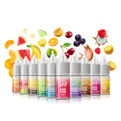 Just Juice - BAR JUICE 10ml E-Liquid - 20 mg Nikotinsalz - ColaJust Juice - BAR JUICE 10ml E-Liquid - 20 mg Nikotinsalz - vers. GeschmacksrichtungenAuswahl:&nbsp;Banana | Cherry | Cola | Dragonfruit &amp; Raspberry | Grape Aloe | Kiwi Passion Orange | Lemon &amp; Lime | Orange &amp; Clementine | Pineapple | Watermelon50/50 PG / VG20 mg Nikotinsalz15894Just Juice - Superier E-Liquids6,20&nbsp;CHFsmoke-shop.ch6,20&nbsp;CHF