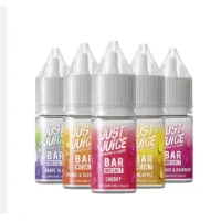 Just Juice - BAR JUICE 10ml E-Liquid - 20 mg Nikotinsalz - vers. GeschmacksrichtungenJust Juice - BAR JUICE 10ml E-Liquid - 20 mg Nikotinsalz - vers. GeschmacksrichtungenAuswahl: Banana | Cherry | Cola | Dragonfruit &amp; Raspberry | Grape Aloe | Kiwi Passion Orange | Lemon &amp; Lime | Orange &amp; Clementine | Pineapple | Watermelon50/50 PG / VG20 mg Nikotinsalz15894Just Juice - Superier E-Liquids6,20 CHFsmoke-shop.ch6,20 CHF