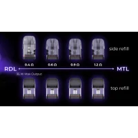 4x Caliburn G3 Pods - CRC / Sidefill - Ersatzkartuschen von Uwell (4 Pods) G3 Pro4x Caliburn G3 Pods - Ersatzkartuschen von UwellPod Kapazität: 2.5mL ( Seite Fill System ) / 3ml- Spulen-Widerstände: 0.6ohm / 0.9ohm / 1.2 ohm- Spulen-Installation: Integrierte Spule ( Magnetisch )- Kommt in einer Packung von vier (4)Die Uwell Caliburn G3 Ersatzpods bieten Platz für bis zu 2,5 ml Liquid und werden bequem per Sidefilling befüllt. Die integrierten Coils mit Mesh-Wicklung sind mit einem Widerstand von 0,6 Ohm (RDL) oder 0,9 Ohm (MTL) erhältlich.Durch einfaches Zusammenstecken wird der Pod magnetisch mit dem Akku verbunden.Topfill14593Uwell 15,90 CHFsmoke-shop.ch15,90 CHF 4x Caliburn G3 Pods - CRC / Sidefill - Ersatzkartuschen von Uwell (4 Pods) G3 Pro4x Caliburn G3 Pods - Ersatzkartuschen von UwellPod Kapazität: 2.5mL ( Seite Fill System ) / 3ml- Spulen-Widerstände: 0.6ohm / 0.9ohm / 1.2 ohm- Spulen-Installation: Integrierte Spule ( Magnetisch )- Kommt in einer Packung von vier (4)Die Uwell Caliburn G3 Ersatzpods bieten Platz für bis zu 2,5 ml Liquid und werden bequem per Sidefilling befüllt. Die integrierten Coils mit Mesh-Wicklung sind mit einem Widerstand von 0,6 Ohm (RDL) oder 0,9 Ohm (MTL) erhältlich.Durch einfaches Zusammenstecken wird der Pod magnetisch mit dem Akku verbunden.Topfill14593Uwell 15,90 CHFsmoke-shop.ch15,90 CHF