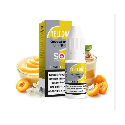 10 ml Crossbow Vapor - Yellow - Nikotin Salz Liquid 20mg10 ml Crossbow Vapor - Yellow - Nikotin Salz Liquid 20mgAprikose , Creme , Dessert , Frucht , Vanille powered by StattQualmVG/PG: 50%50%Nikotin: 20mg Nikotinsalz15923Crossbow Vapor Squape4,80 CHFsmoke-shop.ch4,80 CHF