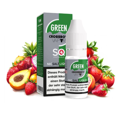 10 ml Crossbow Vapor - Green - Nikotin Salz Liquid 20mgCrossbow Vapor - Green - Nikotin Salz Liquid 20mgErdbeere , Exotische Früchte , Frucht , Früchte , Pfirsich powered by StattQualmVG/PG: 50%50%Nikotin: 20mg Nikotinsalz15919Crossbow Vapor Squape5,50 CHFsmoke-shop.ch5,50 CHF