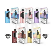Solobar 2400 - 4 in 1 Pod System (ink 4x Pods 2ml 20mg) - USB CLieferumfang:&nbsp;1x Solobar 2400 - 4 in 1 Pod Akku + Pod 2ml 20mg)&nbsp;1x Kartusche Blue Razz 20mgDie Marke Solobar kommt mit dem ersten wiederaufladbaren 4-in-1-Pod in Frankreich auf den Markt! Integrieren Sie bis zu 4 vorgefüllte Patronen für ca. 2400 Züge in eine einzige Batterie! Das Kit hat eine Akkulaufzeit von 600mAh und wird mit 4 vorgefüllten Patronen mit 2ml Liquid in 20mg nic salt in den Geschmacksrichtungen von :15910Solo Bar16,90&nbsp;CHFsmoke-shop.ch16,90&nbsp;CHF