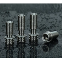 Drip Tip - 510 - Wolf coolvape DVARW MTL- 2 O-Ringe (vers. Varianten) Edelstahl