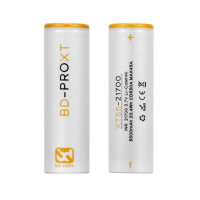 High-End BD-PRO XT55 21700 5500mAh - BD VapeDies ist der erste High-End-Akku von BD Vape mit sehr hoher Kapazität.Akku im Format 21700.Enorme Kapazität von 5500mAh.Positiver Flat-Top-Kopf mit 5 Armen.Nennspannung von 3.7V - 4.2V maximal.Entladestrom von 30A kontinuierlich und 45A im Pulse.Lieferumfang: 1x High-End BD-PRO XT55 21700 5500mAh - BD Vape15938BD Vape14,90 CHFsmoke-shop.ch14,90 CHF