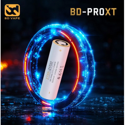 High-End BD-PRO XT55 21700 5500mAh - BD VapeDies ist der erste High-End-Akku von BD Vape mit sehr hoher Kapazität.Akku im Format 21700.Enorme Kapazität von 5500mAh.Positiver Flat-Top-Kopf mit 5 Armen.Nennspannung von 3.7V - 4.2V maximal.Entladestrom von 30A kontinuierlich und 45A im Pulse.Lieferumfang: 1x High-End BD-PRO XT55 21700 5500mAh - BD Vape15938BD Vape14,90 CHFsmoke-shop.ch14,90 CHF