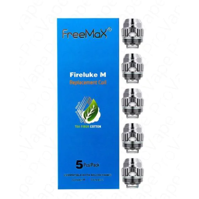 5x Fireluke M - Mesh Coils 0.2 ohm 40-80 Watt VerdampferköpfeFreemax Fireluke M-TX Ersatzspule (5er-Pack): Unübertroffener Geschmack und gleichmäßiger LuftstromMit den Freemax Fireluke M-TX Ersatzspulen können Sie Ihr Dampferlebnis mit einer Fusion aus Innovation und Qualität neu definieren. Jeder Coil in diesem 5er-Pack ist ein Beweis für das Engagement von FreeMax, natürliche Materialien mit fortschrittlichem Design für unvergleichliche Leistung zu kombinieren.Natürliche Dochtmaterialien für reinen GeschmackDie patentierte Dochtrezeptur aus 90 % Teefaser-Baumwolle und 10 % Bio-Baumwolle wird aus natürlicher Teebaum-Essenz gewonnen und sorgt dafür, dass jeder Zug mit reinem und klarem Geschmack gesättigt ist. Diese einzigartige Mischung absorbiert E-Liquids sehr gut und bietet Ihnen ein konsistentes und angenehmes Dampferlebnis.Rautenmuster-Mesh für gleichmäßigen LuftstromErleben Sie einen noch gleichmäßigeren Luftstrom mit der neuen und verbesserten Netzspule mit Diamantmuster. Dieses Design verstärkt die Interaktion zwischen dem Heizelement und dem E-Liquid, was zu einer befriedigenderen Dampfproduktion und einem überragenden Inhalationserlebnis bei jedem Mal führt.Mehrere Widerstände für maßgeschneidertes Vaping TX2 - Mesh Coil: 0.2Ω bewertet für 40W - 80W, für eine etwas kühlere vape entwickelt.Diese Coils sind speziell für die Freemax Fireluke 2 gefertigt, so dass eine perfekte Kompatibilität und Leistung.6680Freemax6,80 CHFsmoke-shop.ch6,80 CHF