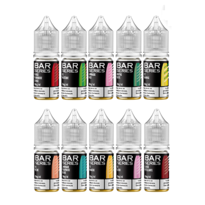 BAR Series 10ml E-Liquid - 10/20mg Nikotinsalz - vers. GeschmacksrichtungenJust Juice - BAR JUICE 10ml E-Liquid - 20 mg Nikotinsalz - vers. GeschmacksrichtungenAuswahl: Banana | Cherry | Cola | Dragonfruit &amp; Raspberry | Grape Aloe | Kiwi Passion Orange | Lemon &amp; Lime | Orange &amp; Clementine | Pineapple | Watermelon50/50 PG / VG20 mg Nikotinsalz15953Bar Series - 10ml Nikotinsalz5,50 CHFsmoke-shop.ch5,50 CHF