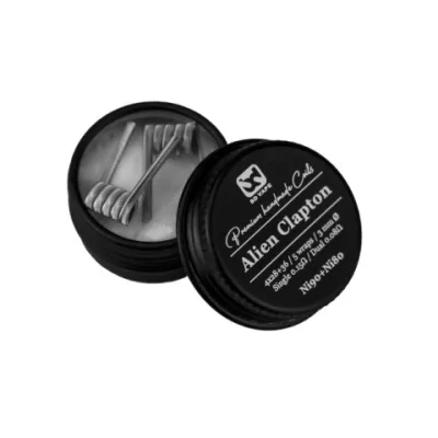 Alien Clapton Ni80+Ni90 0.15 Ohm Handmade (2 Stück) - BD VapeAlien Clapton Ni80+Ni90 0.15 Ohm Handmade (2 Stück) - BD VapePremium-Spulen, die vollständig von Hand aus Ni80+Ni90 hergestellt werden.4x28G/36G.5 Windungen auf einer Achse von 3mm Ø.Wert von 0.15Ω in Einzel.Wert von 0,08Ω in Dual.Perfekt für DL-Zerstäuber.Verkauft durch 2pcs.15992BD Vape11,90 CHFsmoke-shop.ch11,90 CHF Alien Clapton Ni80+Ni90 0.15 Ohm Handmade (2 Stück) - BD VapeAlien Clapton Ni80+Ni90 0.15 Ohm Handmade (2 Stück) - BD VapePremium-Spulen, die vollständig von Hand aus Ni80+Ni90 hergestellt werden.4x28G/36G.5 Windungen auf einer Achse von 3mm Ø.Wert von 0.15Ω in Einzel.Wert von 0,08Ω in Dual.Perfekt für DL-Zerstäuber.Verkauft durch 2pcs.15992BD Vape11,90 CHFsmoke-shop.ch11,90 CHF