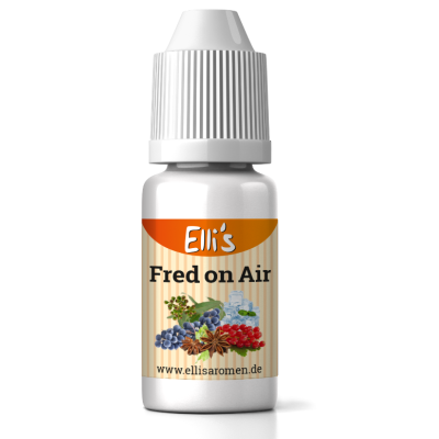 Fred on Air - Ellis Lebensmittel Aroma (DIY)Fred on Air - Ellis Lebensmittel Aroma (DIY)Geschmack: Frucht Beeren on Ice mit einem schuss Anis10ml Flasche16008Ellis Aromen6,40 CHFsmoke-shop.ch6,40 CHF