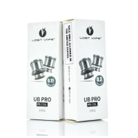 Lost Vape UB Pro Coils - Verdampferkopf (3 Stück pro Packung)Lost Vape UB Pro P1 0.15 Ohm Coil Verdampferkopf (3 Stück pro Packung)Die Lost Vape UB Pro P1 Heads mit einem Widerstand von 0,15 Ohm sind für das DL-Dampfen ausgelegt und können in einem Leistungsbereich von 70 - 90 Watt betrieben werden. Pro bestellter Packung werden drei UB Pro P1 Heads geliefert.Wichtige MerkmaleWiderstand: 0,15 OhmLeistungsbereich: 70 - 90 WattMaterial: Ni80Wicklung: Meshgeeignet für DLPlug &amp; Pull CoilsGeeignet für:Lost Vape Ursa Quest Multi E-ZigaretteLost Vape Thelema Quest 200 Watt E-Zigaretten SetLost Vape Ursa Pro Pod 7mlLieferumfang:3x Lost Vape UB Pro P1 0,15 Ohm Coil Verdampferkopf16011Lost Vape14,90 CHFsmoke-shop.ch14,90 CHF