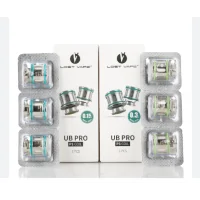 Lost Vape UB Pro Coils - Verdampferkopf (3 Stück pro Packung)Lost Vape UB Pro P1 0.15 Ohm Coil Verdampferkopf (3 Stück pro Packung)Die Lost Vape UB Pro P1 Heads mit einem Widerstand von 0,15 Ohm sind für das DL-Dampfen ausgelegt und können in einem Leistungsbereich von 70 - 90 Watt betrieben werden. Pro bestellter Packung werden drei UB Pro P1 Heads geliefert.Wichtige MerkmaleWiderstand: 0,15 OhmLeistungsbereich: 70 - 90 WattMaterial: Ni80Wicklung: Meshgeeignet für DLPlug &amp; Pull CoilsGeeignet für:Lost Vape Ursa Quest Multi E-ZigaretteLost Vape Thelema Quest 200 Watt E-Zigaretten SetLost Vape Ursa Pro Pod 7mlLieferumfang:3x Lost Vape UB Pro P1 0,15 Ohm Coil Verdampferkopf16011Lost Vape10,40 CHFsmoke-shop.ch10,40 CHF