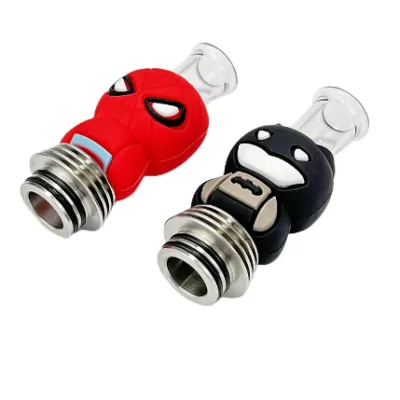 Pyrex Glas + Silikon Drip Tip - passend auf 810 VerdampferLieferumfang: 810 Cartoon Drip Tip Pyrex Glas erweitern mit Silikon&nbsp;Passend auf alle 810 AnschlüsseMaterial:&nbsp; POM - Glas - SilikonFarbe: schwarz`Gemäss Abbildung16012Drip Tip8,90&nbsp;CHFsmoke-shop.ch8,90&nbsp;CHF