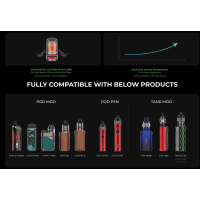 5x GTX Coil für PM80 Verdampferköpfe von Vaporesso vers. OhmLieferumfang: 5x GTX Coil für PM80 Ersatzverdampferköpfe / Pod von Vaporesso 0.3 OhmDie passenden GTX (Ersatz) Coils zum Target PM80 Pod Kit von Vaporesso sind als GTX 0.2 Ohm Mesh (45 bis 60 Watt) und GTX 0.3 Ohm Mesh (32 bis 45 Watt) verfügbar.Wechseln lassen sich die Coils von Unten durch herausziehen.Kompatible Geräte:  ARGET PM80, TARGET PM80 SE, GEN NANO, SWAG PX80, Luxe PM40, Luxe 80 , Luxe 80S, GTX GO 40, GTX GO 80, Gen NANO, GTX ONE, Target 809113Vaporesso14,90 CHFsmoke-shop.ch14,90 CHF