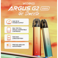 Argus G2 MINI Pod 1200mAh - Voopoo - Auto ZugKompaktes Stick-Design für unterwegsLeistungsstarker 1200 mAh Akku mit USB-C AufladungEinfache Handhabung und automatische LeistungsregulierungIntensiver Geschmack und verlängerte Coil LebensdauerStylische LED-Lichteffekte und 8 verschiedene FarbvariantenOhne USB-C Kabel (nicht im Lieferumfang enthalten)16014Voopoo16,90 CHFsmoke-shop.ch16,90 CHF