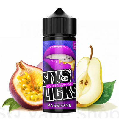 Six Licks - Passion 8 - 100ml Shortfill LiquidSix Licks - Passion 8 - 100ml Shortfill LiquidGeschmack: Das Liquid Passion 8 von Six Licks macht seinem Namen alle Ehre. Das Passion 8 ist eine köstliche Mischung aus würziger, frisch geschnittener Passionsfrucht und süsser Birne. Zusammensetzung: 70 VG / 30 PGInhaltstoffe: Propylenglycol (PG) E1520 (Ph. Eur.), VG, natürliche/naturidentische Aromastoffe, Ethanol Flasche: 100ml / 50 ml überdosiertes Liquid in einer 60 ml Chubby Gorilla FlascheHerstellungsland: UK16017sixs Licks Liquids24,90 CHFsmoke-shop.ch24,90 CHF