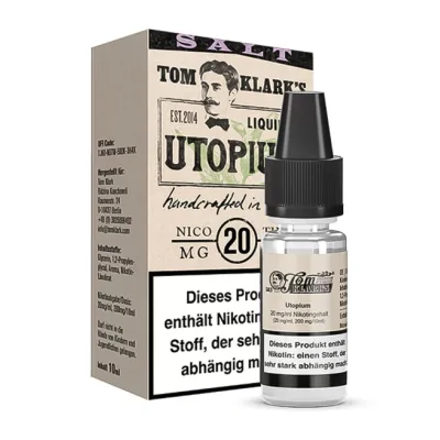 Tom Klark - Utopium - Nikotinsalz Liquid 20mgTom Klark - Utopium - Nikotinsalz Liquid 20mgGeschmack: Tom Klark's Utopium Nikotinsalz Liquid bietet ein einzigartiges und beruhigendes Dampferlebnis, das darauf ausgelegt ist, ein Gefühl der Ruhe und Entspannung zu vermitteln. Dieses Liquid zeichnet sich durch ein ausgewogenes und harmonisches Geschmacksprofil aus, das sowohl reichhaltig als auch wohltuend ist. Inhaltstoffe: Propylenglycol (PG) E1520 (Ph. Eur.), natürliche/naturidentische Aromastoffe, NikotinFlasche: 1x10ml PET Flasche mit Kindersicherungsverschluss Mischungsverhältnis: 60 VG / 40 PG 16021tom Klarks Liquid8,00 CHFsmoke-shop.ch8,00 CHF Tom Klark - Utopium - Nikotinsalz Liquid 20mgTom Klark - Utopium - Nikotinsalz Liquid 20mgGeschmack: Tom Klark's Utopium Nikotinsalz Liquid bietet ein einzigartiges und beruhigendes Dampferlebnis, das darauf ausgelegt ist, ein Gefühl der Ruhe und Entspannung zu vermitteln. Dieses Liquid zeichnet sich durch ein ausgewogenes und harmonisches Geschmacksprofil aus, das sowohl reichhaltig als auch wohltuend ist. Inhaltstoffe: Propylenglycol (PG) E1520 (Ph. Eur.), natürliche/naturidentische Aromastoffe, NikotinFlasche: 1x10ml PET Flasche mit Kindersicherungsverschluss Mischungsverhältnis: 60 VG / 40 PG 16021tom Klarks Liquid8,00 CHFsmoke-shop.ch8,00 CHF