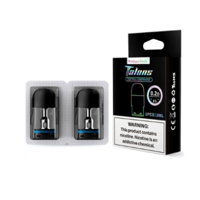 Ersatzkartusche - Talons 3ml (2 Pods) 0.2ohm - HorizonTechErsatzkartuschen - Patronen Talons 3ml (2 Stück) 0.2ohm - HorizonTech Ersatzpatrone für den Talons pod III.3ml Fassungsvermögen.Füllt sich einfach von oben.Verkauft in Packungen mit 2 PatronenStainless Steel14295HorizonTech12,90 CHFsmoke-shop.ch12,90 CHF