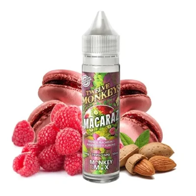 50 ml Macaraz von Twelve Monkeys shortfillLieferumfang: 50 ml Macaraz von Twelve Monkeys shortfill70% VG 30 PGMacaraz von Twelve Monkeys verschmilzt französische Raffinesse mit purem Affenwahnsinn! Dieser E-Saft fängt mühelos den Geschmack von frisch gebackenen Pariser Makronen mit einer cremigen Mandel- und Himbeerfüllung ein und ist süß und leicht mit einem Hauch von teuflischem Genuss - genau wie die echte Sache.Geschmack: Die Makaken lieben ihre Früchte, aber auch ihr Gebäck! MacaRaz vereint diese beiden mit einem köstlichen, komplizierten Konfekt aus französischem Macaron, nussigen Mandeln und Himbeerfüllung. Perfekt für eine exquisite Leckerei für unterwegs!The macaques love their fruits, but also their pastries! MacaRaz unites these two with a delicious intricate confection of French macaron, nutty almonds and raspberry filling. Perfect for an exquisite treat on the go!50 ml in 60ml Chubby Flasche (Shortfill)13586Twelve Monkey18,90&nbsp;CHFsmoke-shop.ch18,90&nbsp;CHF