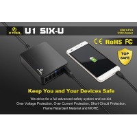 Xtar U1 six-U 6-Port USB 9A 45W AC Desktop LadegerätLöst Ladeprobleme für die gesamte Familie, Kein suchen geeigneter Adapter oder freier Steckdosen.Xtar U1 six-U  6-Port USB 9A 45W AC Desktop LadegerätXTAR 45W 6- Port USB-Ladegerät ist mit allen 5V USB-Geräten kompatibel und hat besitzt die Möglichkeit 6 Geräte gleichzeitig aufzuladenwie: Tabletts, I-Phon, Smartphone, E-CIGS, smart-watsch, USB-Akkuladegeräte, MP3 / MP4, Bluetooth Headset2138Xtar Charger18,90 CHFsmoke-shop.ch18,90 CHF