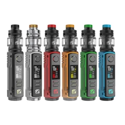 Rayden 100 Kit mit Precisio Sub-ohm Tank - BD Vape ink. 21700 BatterieHier ist das perfekte Paket, das Kraft und Kompaktheit in einer Hand vereint.Das Design aus Legierung macht es sehr robust.Hervorragendes Handling und Verarbeitung.Precisio Sub-Ohm Tank mit einer Kapazität von 4,5/2ml und Top-Filling.Sehr präzise einstellbare Top-Airflow, perfekt für DL-Züge.Funktioniert mit einem High-End-Akku BD-PRO XT55 21700 5500mAh (im Lieferumfang enthalten) oder 18650 (nicht im Lieferumfang enthalten).Leistung bis maximal 100 Watt einstellbar. XT ULTRA 1.1 Chipsatz mit anpassbaren Farben.Ein/Aus-Schalter zum einfachen Ein- und Ausschalten des Rayden Mods.16069BD Vape112,00 CHFsmoke-shop.ch112,00 CHF