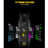 Rayden 100 Kit mit Precisio Sub-ohm Tank - BD Vape ink. 21700 BatterieHier ist das perfekte Paket, das Kraft und Kompaktheit in einer Hand vereint.Das Design aus Legierung macht es sehr robust.Hervorragendes Handling und Verarbeitung.Precisio Sub-Ohm Tank mit einer Kapazität von 4,5/2ml und Top-Filling.Sehr präzise einstellbare Top-Airflow, perfekt für DL-Züge.Funktioniert mit einem High-End-Akku BD-PRO XT55 21700 5500mAh (im Lieferumfang enthalten) oder 18650 (nicht im Lieferumfang enthalten).Leistung bis maximal 100 Watt einstellbar. XT ULTRA 1.1 Chipsatz mit anpassbaren Farben.Ein/Aus-Schalter zum einfachen Ein- und Ausschalten des Rayden Mods.16069BD Vape112,00 CHFsmoke-shop.ch112,00 CHF