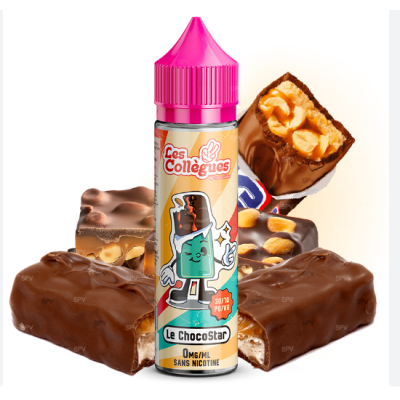 Le Chocostar - Les Collègues by LiquidArom 50 ml in 70 ml - shortfillEntdecken Sie Le Chocostar, ein E-Liquid aus der Serie Les Collègues, einer zu 100 % süssen Kollektion von Liquidarom. Dieses Liquid bringt den Geschmack eines berühmten Schokoriegels perfekt zur Geltung, mit intensiven Noten von Schokolade, Karamell und Erdnüssen – ideal für Ihre Kunden, die leckere Aromen lieben. Mit einem PG/VG-Verhältnis von 30/70 erzeugt Le Chocostar dichte Dampfwolken und ist perfekt für Sub-Ohm-Dampfer geeignet. Le Chocostar - Les Collègues by LiquidArom 50 ml in 70 ml - shortfill50ml, 30PG / 70VG Süss,Milchschokolade,Karamell,Erdnuss70-ml-PET-Flasche mit Kindersicherung50 ml E-Liquid mit überdosierten AromenGeschmack: Vanille, Crème-BrûléePG/VG-Verhältnis: 30/70Nikotingehalt: 0 mg/mlHergestellt in FrankreichPG/VG: 50/50 -  überdosiert16058Liquidarom High Quality French Vapors18,90 CHFsmoke-shop.ch18,90 CHF