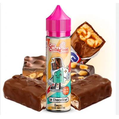 Le Chocostar - Les Collègues by LiquidArom 50 ml in 70 ml - shortfillEntdecken Sie Le Chocostar, ein E-Liquid aus der Serie Les Collègues, einer zu 100 % süssen Kollektion von Liquidarom. Dieses Liquid bringt den Geschmack eines berühmten Schokoriegels perfekt zur Geltung, mit intensiven Noten von Schokolade, Karamell und Erdnüssen – ideal für Ihre Kunden, die leckere Aromen lieben. Mit einem PG/VG-Verhältnis von 30/70 erzeugt Le Chocostar dichte Dampfwolken und ist perfekt für Sub-Ohm-Dampfer geeignet. Le Chocostar - Les Collègues by LiquidArom 50 ml in 70 ml - shortfill50ml, 30PG / 70VG Süss,Milchschokolade,Karamell,Erdnuss70-ml-PET-Flasche mit Kindersicherung50 ml E-Liquid mit überdosierten AromenGeschmack: Vanille, Crème-BrûléePG/VG-Verhältnis: 30/70Nikotingehalt: 0 mg/mlHergestellt in FrankreichPG/VG: 50/50 -  überdosiert16062Liquidarom High Quality French Vapors18,90 CHFsmoke-shop.ch18,90 CHF