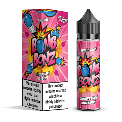 Bomb Bonz - Strawberry Bon Bons - Shortfill - 50ml + 1x 10ml NikotinshotLieferumfang: Bomb Bonz Strawberry Bon Bons Short Fill - 50mlStrawberry Bon Bons von Bomb Bonz bietet die köstlichen und saftigen Geschmacksrichtungen, die Sie lieben, seit Sie das erste Mal in diese herrlich kaubaren Sensationen geschaut haben! Bomb Bonz hat diese Kombination entwickelt, um die perfekte Mischung aus Geschmack und Dampf zu bieten.Stawberry Bonz Bons 70VG/30PG E-LiquidManufactured in the UK10ml Nikotin Shot Gratis dabei7677Bomb Bonz Liquids7,50 CHFsmoke-shop.ch7,50 CHF