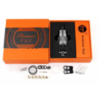 PIONEER 1.5 RTA 22MM 3.7ML von BP MODS - vers. FarbenLierumfang: 1 x Pionier-RTA1 x Abtropfschale aus Stahl3 x Tropferspitzen (Ultem, Peek, Pctg)3 x Tanks (Ultem, Pc, Pctg)3 x Pins 510 / Luftstrom (0,8, 1,2, 1,5 mm)1 x Ersatzsatz Schrauben und Dichtungen1 x BenutzerhandbuchFarbauswahl: Silber oder DLC Schwarz9747BP MODS42,00 CHFsmoke-shop.ch42,00 CHF