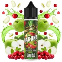 Twelve Monkeys Hakuna - 0mg 10ml Longfill (DIY)Twelve Monkeys Hakuna - 0mg 10ml Longfill (DIY)Fuji und Granny Smith Äpfel harmonieren perfekt mit dieser erfrischenden Mischung mit leichtem Cranberry-Abgang. Twelve Monkeys kommt als 10ml für 60 Longfill mit 0mg Nikotin. In der Flasche ist Platz für die Zugabe von Nikotin.30PG/70VGLongfill Aroma in Mischflasche zur Herstellung von E-LiquidMarke: Twelve Monkeys Vapor Co.Geschmacksprofil: Wassermelone, Ananas, Banane, fruchtig, exotisch, aromatisch, süß, leicht säuerlichInhalt: 10 ml (in 60 ml Liquidflasche)Dosierungsempfehlung: ca. 16.66 % (durch Mischflasche vorgegeben)empfohlene Reifezeit: kann direkt nach dem Mischen gedampft werden, die Geschmacksintensität verstärkt sich zusätzlich nach ein paar Tagen des ReifensInhaltsstoffe: Propylenglycol (PG) E1520 (PH.EUR.), natürliche und naturidentische AromastoffeLieferung in einer bruchsicheren Flasche mit kindersicherer Verschlusskappe, versiegelt und mit gesetzlich vorgeschriebener Steuerbanderole versehen.Deckel mit Drehverschluss und Innendeckel mit feiner TropfspitzeHergestellt in Kanada16092Twelve Monkey12,50 CHFsmoke-shop.ch12,50 CHF