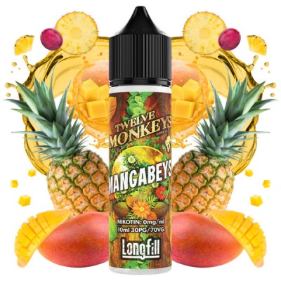 Twelve Monkeys Mangabeys - 0mg 10ml Longfill (DIY)Twelve Monkeys Mangabeys - 0mg 10ml Longfill (DIY)In dieser exotischen Komposition trifft reife Ananas auf sonnenverwöhnte Mangos und säuerliche Guave. Twelve Monkeys kommt als 10ml für 60 Longfill mit 0mg Nikotin. In der Flasche ist Platz für die Zugabe von Nikotin.30PG/70VGLongfill Aroma in Mischflasche zur Herstellung von E-LiquidMarke: Twelve Monkeys Vapor Co.Geschmacksprofil: Wassermelone, Ananas, Banane, fruchtig, exotisch, aromatisch, süß, leicht säuerlichInhalt: 10 ml (in 60 ml Liquidflasche)Dosierungsempfehlung: ca. 16.66 % (durch Mischflasche vorgegeben)empfohlene Reifezeit: kann direkt nach dem Mischen gedampft werden, die Geschmacksintensität verstärkt sich zusätzlich nach ein paar Tagen des ReifensInhaltsstoffe: Propylenglycol (PG) E1520 (PH.EUR.), natürliche und naturidentische AromastoffeLieferung in einer bruchsicheren Flasche mit kindersicherer Verschlusskappe, versiegelt und mit gesetzlich vorgeschriebener Steuerbanderole versehen.Deckel mit Drehverschluss und Innendeckel mit feiner TropfspitzeHergestellt in Kanada16098Twelve Monkey12,50 CHFsmoke-shop.ch12,50 CHF