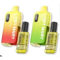 Lost Mary BM6000 20mg Einweg Pod 20mg - ElfBar - USB CDas Blueberry Lost Mary BM6000 Einweg-Pod-Kit ist eine ideale Option, wenn Sie die Lücke zwischen Einweggeräten und wiederverwendbaren Kits schließen möchten. Mit einer Leistung von bis zu 6000 Zügen hält dieses Gerät so lange wie zehn herkömmliche Einweggeräte und ist dabei immer noch klein genug, um in Ihre Tasche zu passen. Das Gerät wird von einem wiederaufladbaren 650-mAh-Akku betrieben und muss lediglich an die Steckdose angeschlossen werden.Eigenschaften:Wiederaufladbares Einweg-VapeBis zu 6000 ZügeEingebauter 650mAh-AkkuAktiviertes Inhalieren20mg Nik-Salz E-Flüssigkeit2ml vorgefüllter integrierter Pod10ml Plug-In E-Liquid BehälterDie Lost Mary BM6000 erzeugt eine diskrete Menge an Dampf für ein MTL (Mouth To Lung) Inhalieren, das sich ähnlich wie eine Zigarette anfühlt. Zum Starten schließen Sie den Nachfüllbehälter an und drehen das Gerät auf den Kopf, um den eingebauten Pod zu füllen. Sobald der Pod aufgefüllt ist, inhalieren Sie einfach, um zu dampfen. Wenn er leer ist, wiederholen Sie den Vorgang, um ihn bis zu fünf Mal nachzufüllen, und tauschen Sie dann das gesamte Gerät aus. Ein Display zeigt den Akkustand an und zeigt an, wann das Gerät wieder aufgeladen werden muss - schließen Sie es mit einem USB-C-Kabel (separat erhältlich) an.Der Mary BM6000 verfügt über eine eingebaute QUAQ-Mesh-Spule, die das E-Liquid schnell und gleichmäßig erhitzt und so den Geschmack des Dampfes verbessert. Dank des 20mg Nik-Salz-E-Liquids im Inneren erleben Sie einen sanften Kehlkopf-Hit und schnelle Befriedigung des Verlangens. Als wartungsarme Option können Sie das gesamte Gerät durch ein neues ersetzen, wenn die Spule verbraucht ist. Im BM6000-Sortiment finden Sie eine Vielzahl von Geschmacksrichtungen.16106Maryliq - Salts19,90 CHFsmoke-shop.ch19,90 CHF