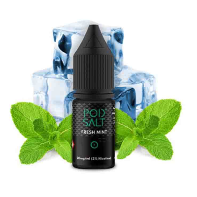 Pod Salt Fusion - Fresh Mint - Nic Salt 10ml - 20mgErfreuen Sie Ihre Geschmacksnerven mit einem coolen Minze- Geschmacksprofil: Menthol, Minze- Inhalt: 10ml- Nikotinstärke: 5mg / 10mg / 20mg- Mischungsverhältnis: 50VG/50PGFür das beste Pod Salt-Erlebnis empfehlen wir den MTL-Stil und jedes Gerät mit niedriger Wattzahl (10-20 Watt), mittlerem bis engem Zug und einem Widerstand von 0,8-1,2 Ohm.Pod Salt Nexus Mango Strawberry Peach Nic Salt 10ml - 20mgMit einem Nikotingehalt von 20mg/ml ist wenig Dampf erforderlich um den Nikotinbedarf zu befriedigen. Das Nikotinsalz ermöglicht einen viel sanfteren Throat Hit als regulär. Diese Kombination ist optimal für Podsystem und MTL-Verdampfer!Pod Salt repliziert die in Tabakblättern natürlich vorkommenden Nikotinsalze, um ein perfekt glattes Erlebnis mit minimaler Rachenreizung zu erzielen. Mit Nikotinsalzen wird das Nikotin schneller absorbiert und bleibt länger erhalten, um ein höheres Maß an Zufriedenheit zu erzielen als mit herkömmlichen Nikotin-E-Flüssigkeiten.Diese Kombination von Faktoren hilft mehr Rauchern beim Übergang vom Tabakkonsum, und auch viele derzeitige Vaper stellen den Wechsel ein. Stealth-Vaping war noch nie einfacher oder befriedigender.Inhalt: 10 mlNikotingehalt: 20 mgMischverhältnis: 50% PG / 50% VGInhaltstoffe: Propylenglykol, pflanzliches Glyzerin, Aromen, Nikotin16175Pod Salt - Nikotinsaltz6,90 CHFsmoke-shop.ch6,90 CHF