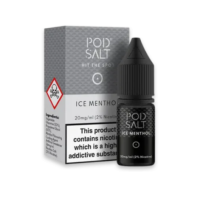 Pod Salt Fusion - Ice Menthol - Nic Salt 10ml - 20mgErfreuen Sie Ihre Geschmacksnerven mit einem coolen Ice Menthol- Geschmacksprofil: Menthol, Minze- Inhalt: 10ml- Nikotinstärke: 5mg / 10mg / 20mg- Mischungsverhältnis: 50VG/50PGFür das beste Pod Salt-Erlebnis empfehlen wir den MTL-Stil und jedes Gerät mit niedriger Wattzahl (10-20 Watt), mittlerem bis engem Zug und einem Widerstand von 0,8-1,2 Ohm.Pod Salt Nexus Mango Strawberry Peach Nic Salt 10ml - 20mgMit einem Nikotingehalt von 20mg/ml ist wenig Dampf erforderlich um den Nikotinbedarf zu befriedigen. Das Nikotinsalz ermöglicht einen viel sanfteren Throat Hit als regulär. Diese Kombination ist optimal für Podsystem und MTL-Verdampfer!Pod Salt repliziert die in Tabakblättern natürlich vorkommenden Nikotinsalze, um ein perfekt glattes Erlebnis mit minimaler Rachenreizung zu erzielen. Mit Nikotinsalzen wird das Nikotin schneller absorbiert und bleibt länger erhalten, um ein höheres Maß an Zufriedenheit zu erzielen als mit herkömmlichen Nikotin-E-Flüssigkeiten.Diese Kombination von Faktoren hilft mehr Rauchern beim Übergang vom Tabakkonsum, und auch viele derzeitige Vaper stellen den Wechsel ein. Stealth-Vaping war noch nie einfacher oder befriedigender.Inhalt: 10 mlNikotingehalt: 20 mgMischverhältnis: 50% PG / 50% VGInhaltstoffe: Propylenglykol, pflanzliches Glyzerin, Aromen, Nikotin16176Pod Salt - Nikotinsaltz6,90 CHFsmoke-shop.ch6,90 CHF