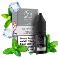 Pod Salt Fusion - Ice Menthol - Nic Salt 10ml - 20mgErfreuen Sie Ihre Geschmacksnerven mit einem coolen Ice Menthol- Geschmacksprofil: Menthol, Minze- Inhalt: 10ml- Nikotinstärke: 5mg / 10mg / 20mg- Mischungsverhältnis: 50VG/50PGFür das beste Pod Salt-Erlebnis empfehlen wir den MTL-Stil und jedes Gerät mit niedriger Wattzahl (10-20 Watt), mittlerem bis engem Zug und einem Widerstand von 0,8-1,2 Ohm.Pod Salt Fusion - Ice Menthol - Nic Salt 10ml - 20mg16176Pod Salt - Nikotinsaltz6,90 CHFsmoke-shop.ch6,90 CHF