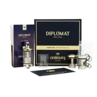 Diplomat RDL RTA - Centenary Mods (Selbstwickelverdampfer)In perfekter Kombination mit dem Diplomat MTL RTA ist hier die RDL-Version, die man als außergewöhnlich bezeichnen kann.Die Single Coil-Platte ermöglicht ein einfaches und unkompliziertes Anbringen Ihrer Vorrichtungen.Kapazität von 5,7 bis 6,2 ml (je nach verwendetem Kamin) und Befüllung von unten.Hohe Individualität durch 3 verschiedene Kamine + Zerstäuberkammern (je nach verwendeter E-Flüssigkeit austauschbar).Airflow ebenfalls mit höchster Präzision anpassbar dank 2 austauschbaren Airflow-Pins von 3.0mm (RDL) und 4.0mm (DL), einem nicht verstellbaren Airflow-Ring mit 2 Slots von 12.0 x 1.2mm und einer internen Airflow mit 24 Löchern von 0.9mm Durchmesser.Vollständig zerlegbar für eine einfache Reinigung und Wartung.Außergewöhnlich gute Geschmackswiedergabe.Kompatibel mit einem Großteil der existierenden Mods dank des 23mm Durchmessers.Konstruktion aus SS304L-Edelstahl.16202Centenary Mods - High End99,00 CHFsmoke-shop.ch99,00 CHF Diplomat RDL RTA - Centenary Mods (Selbstwickelverdampfer)In perfekter Kombination mit dem Diplomat MTL RTA ist hier die RDL-Version, die man als außergewöhnlich bezeichnen kann.Die Single Coil-Platte ermöglicht ein einfaches und unkompliziertes Anbringen Ihrer Vorrichtungen.Kapazität von 5,7 bis 6,2 ml (je nach verwendetem Kamin) und Befüllung von unten.Hohe Individualität durch 3 verschiedene Kamine + Zerstäuberkammern (je nach verwendeter E-Flüssigkeit austauschbar).Airflow ebenfalls mit höchster Präzision anpassbar dank 2 austauschbaren Airflow-Pins von 3.0mm (RDL) und 4.0mm (DL), einem nicht verstellbaren Airflow-Ring mit 2 Slots von 12.0 x 1.2mm und einer internen Airflow mit 24 Löchern von 0.9mm Durchmesser.Vollständig zerlegbar für eine einfache Reinigung und Wartung.Außergewöhnlich gute Geschmackswiedergabe.Kompatibel mit einem Großteil der existierenden Mods dank des 23mm Durchmessers.Konstruktion aus SS304L-Edelstahl.16202Centenary Mods - High End99,00 CHFsmoke-shop.ch99,00 CHF