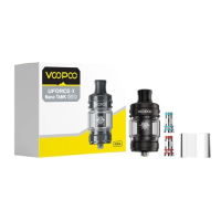 Tank UForce-X Nano 4.5ml - Voopoo - Fertigcoil Verdampfer - 23.5 MM4,5ml Multifunctional 23,5mm Top FillingNach dem Erfolg des UForce-X präsentiert uns Voopoo eine kompaktere Nano-Version, die jedoch keine Kompromisse bei der Leistung eingeht.Kapazität von 4.5ml und von oben befüllbar.Kompatibel mit den Widerständen der PnP X-Serie (0.3, 0.45, 0.6ohm empfohlen).Einstellbare Top-Airflow perfekt für RDL- bis DL-Züge.Optimale auslaufsichere Struktur.23.5 MM DurchmesserLieferumfang1 x UForce-X Nano Tank1 x PnP-X-Widerstand 0.3ohm1 x Widerstand PnP-X 0.6ohm1 x Ersatz-Pyrex1 x Beutel mit Zubehör1 x Benutzerhandbuch16212Voopoo21,90 CHFsmoke-shop.ch21,90 CHF