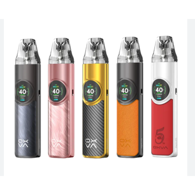 OXVA - NeXlim - Pod E-Zigaretten Set - 1500 mAh - USB CMit dem NeXLIM Pod Kit läutet OXVA eine neue Ära der eigenen Firmengeschichte ein. Durch die sehr beliebte Pod Kit Reihe "Xlim" ist der Hersteller OXVA nicht mehr wegzudenken aus der Branche. Auf der Erfolgswelle hat sich OXVA dennoch nicht ausgeruht und kann nun den Start der NeX(t)lim Generation" verkünden. Die beliebte Xlim Pod Reihe von OXVA kriegt eine neue Variante - das NeXlim Pod Kit ist bei Akkulaufzeit, Tankvolumen und bei der Leistung jeweils eine Nummer größer als seine Geschwister.Doppelt gemesht hält besserDie Pods der Xlim Reihe sind für geschmackvollen Dampf bekannt. Für die neuen NeXlim Pods hat OXVA nicht nur die Füllmenge auf sage und schreibe 4 erhöht. Auch der Aufbau der Coils hat ein Makeover bekommen. OXVAs neue Unitech 2.0 Coils mit Dual Mesh Technology versprechen einen extra Boost für die Geschmacksqualität, und auch die Lebensdauer soll sich nochmal verbessert haben. Next in VapeVorinstalliert ist ein 0,6 Ohm Pod für restriktive Lungenzüge. Der ebenfalls beiliegende 0,8 Ohm Coil ist auf offenes MTL ausgelegt. Wer richtig straffes MTL bevorzugt, kann optional auf die separat erhältlichen 1,2 Ohm Pods zugreifen. Die Aktivierung erfolgt über die komfortable Zug-Automatik. Ein seitlicher Airflow-Regler erlaubt die Feineinstellung des Zugverhaltens.Style und SubstanzMit einer Akkukapazität von 1500 mAh liegt das NeXlim Pod Kit ganz weit vorne im Durchhaltewettbewerb für handliche Podkits. Bei der Leistung kann das Gerät mit bis zu 40 Watt aufwarten. Angesichts dieser Potenz kommt das Kit überraschend handlich daher - mit einem gut in der Hand liegenden Gehäuse und einem runden 0,85 Zoll TFT Display. Dieser kleine Farbmonitor zeigt alle relevanten Informationen an - von Leistung über Akkustand bis hin zu einem manuell rücksetzbaren Puff Counter - begleitet von kleinen Animationen, die aus verschiedenen Display-Themes ausgewählt werden können.Volle Funktion für neue Xlim-ZügeMit dem kleinen seitlichen Multifunktionsbutton können sämtliche Einstellungen vorgenommen werden. Dazu gehört das Einstellen der Leistung und der Wechsel zwischen verschiedenen Dampfmodi. Im Smart VW Mode kann die Leistung passend zum eingesetzten Pod frei gewählt werden. Alternativ gibt es einen stromsparenden Eco Mode und den Boost Modus, der Dampfmenge und Geschmack auf das absolute Maximum pusht. Aufgeladen wird das Kit wie gewohnt über einen integrierten USB-C Port.Bist du bereit für das NeXlim Level?16250OXVA36,00 CHFsmoke-shop.ch36,00 CHF