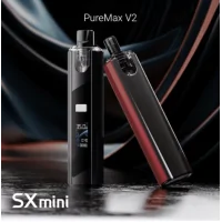 Kit PureMax V2 - Pod SX Mini -1300 mAh - 35 WattEntdecken Sie den fantastischen neuen SXmini Puremax V2 - ein schlankes und innovatives Pod-Vape-Kit, das Vielseitigkeit, Leistung und fortschrittliche Funktionen in einem kompakten Design bietet und ein deutliches Upgrade zu SXminis vorherigem Projekt darstellt - dem SXmini Puremax, einem der beliebtesten Pod-Vape-Kits des Jahres 2024.Angetrieben durch den YiHi SX304J Chipsatz, bietet dieses Gerät eine einstellbare Wattzahl von bis zu 35W, was Ihnen die volle Kontrolle für ein individuelles Dampferlebnis gibt. Mit seinem farbenfrohen 0,96-Zoll-TFT-Bildschirm und einem beeindruckenden 1300-mAh-Li-Pol-Akku kann der Puremax V2 seine technischen Fähigkeiten unter Beweis stellen und erfüllt sowohl Leistungs- als auch Stilansprüche. Ideal für Dampfer, die ein tragbares Gerät wollen, das sich durch Leistung und fortschrittliche Funktionalität auszeichnet, unterstützt dieses Pod-System auch mehrere Pod-Optionen, um Ihrem Dampfer-Stil zu entsprechen.Lieferumfang:1 x PureMax V2 Mod1 x PX PRO 2 Kartusche1 x MTL Tropfspitze1 x RDL Tropfspitze1 x USB-C Kabel1 x Benutzerhandbuch1 x GarantiekarteMerkmaleGröße: 104.0 x 27.5 x 19.8mm1300mAh LiPo-Akku2A SchnellladungLeistung: 5-35WYiHi SX304J ChipsatzKapazität: 4mlSeitliche BefüllungLiquidlock Tech SystemEinstellbarer Luftstrom0,96“ TFT-Bildschirm16255SX mini (YIHI Chip)32,90 CHFsmoke-shop.ch32,90 CHF